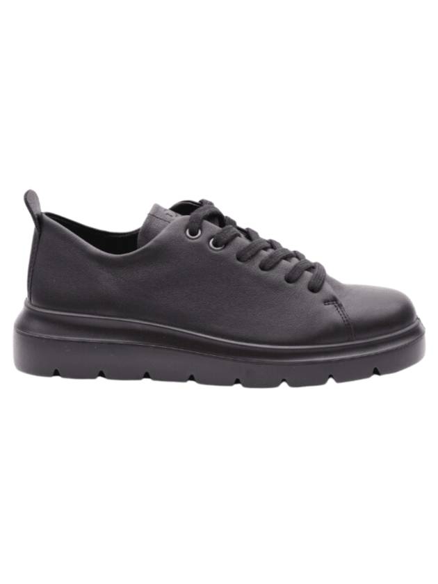 Nouvelle Lace Up Low Top Sneakers Black - ECCO - BALAAN 1