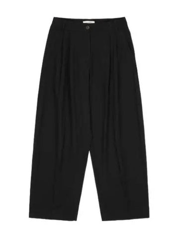 Double pleat curve volume pants black - STUDIO NICHOLSON - BALAAN 1