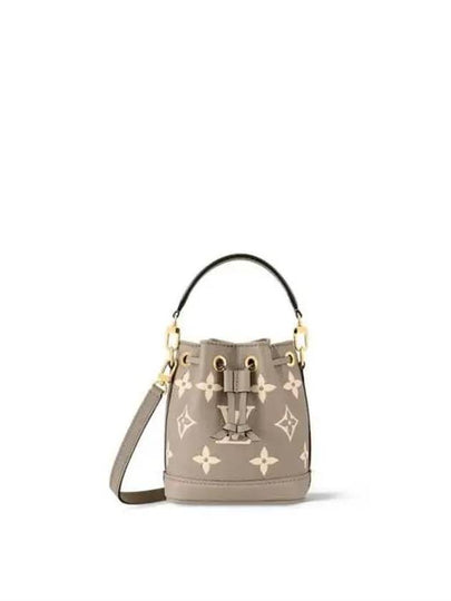 Women's Nano Noe Monogram Bucket Bag Grey - LOUIS VUITTON - BALAAN 2