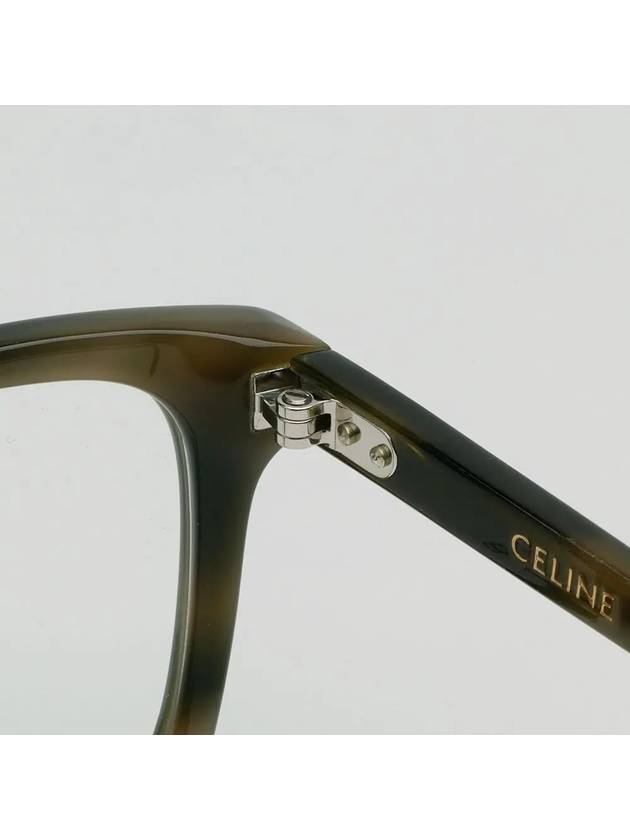 Eyewear Square Glasses Khaki - CELINE - BALAAN 7