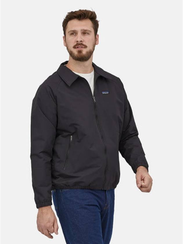 Men's Baggies Logo Patch Zip Pocket Zip-Up Jacket Ink Black - PATAGONIA - BALAAN 3