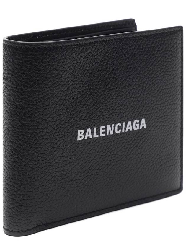 Logo Print Half Wallet Black - BALENCIAGA - BALAAN 4