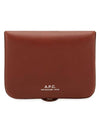 Josh Leather Coin Wallet Hazelnut - A.P.C. - BALAAN 4