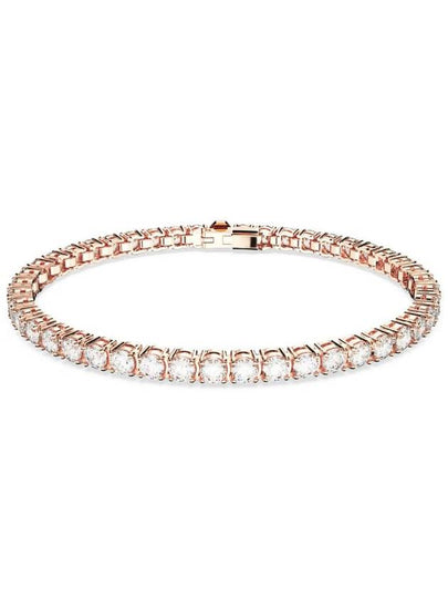 Matrix Tennis Bracelet Rose Gold - SWAROVSKI - BALAAN 2