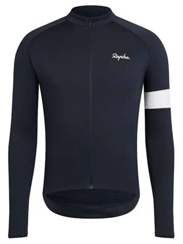 MEN'S LONG SLEE REVE CORE JERSEY COL03XXDNY Men's Long Sleeve Core Jersey - RAPHA - BALAAN 1