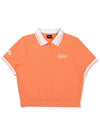 Terry Bucket Polo T-Shirt ORANGE WOMAN M3222PTS19ORG - MALBON GOLF - BALAAN 2