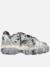 Fusion Low Top Sneakers Silver Black - MAISON MARGIELA - BALAAN 2