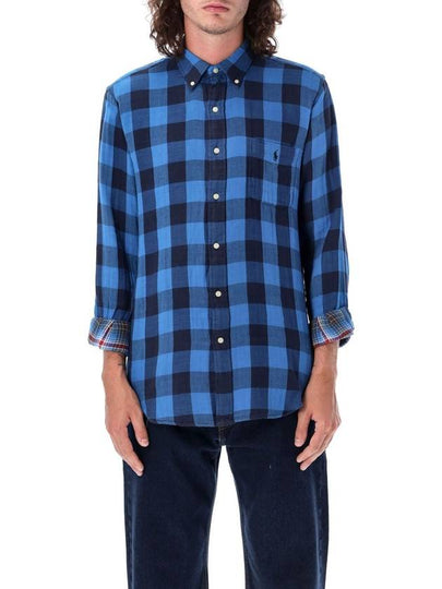 Polo Pony Plaid Check Shirt 710922250002 - POLO RALPH LAUREN - BALAAN 2