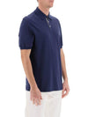 Logo Cotton Polo Shirt Navy - BRUNELLO CUCINELLI - BALAAN 3