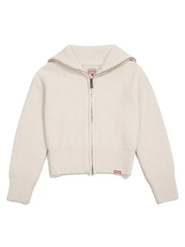 Zip up cardigan ivory HBW0003ACZIVO - HUNTER - BALAAN 1