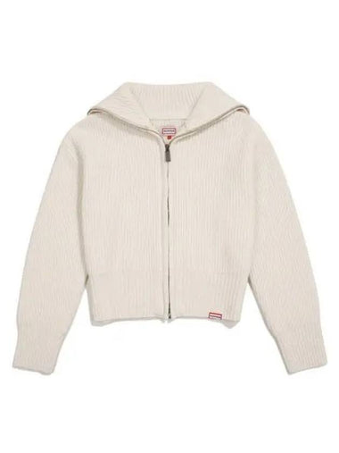 Zip up cardigan ivory HBW0003ACZIVO - HUNTER - BALAAN 1