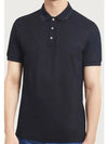 Classic Cotton Polo Shirt Black - SALVATORE FERRAGAMO - BALAAN 4