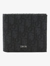 Wallet Black  Oblique Jacquard - DIOR - BALAAN 2