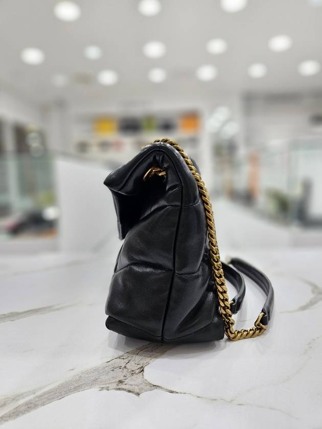 Quilted Lambskin Puffer Small Shoulder Bag 577476 - SAINT LAURENT - BALAAN 4