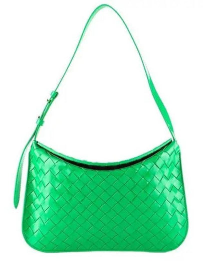 Intrecciato Flap Shoulder Bag Parakeet - BOTTEGA VENETA - BALAAN 2