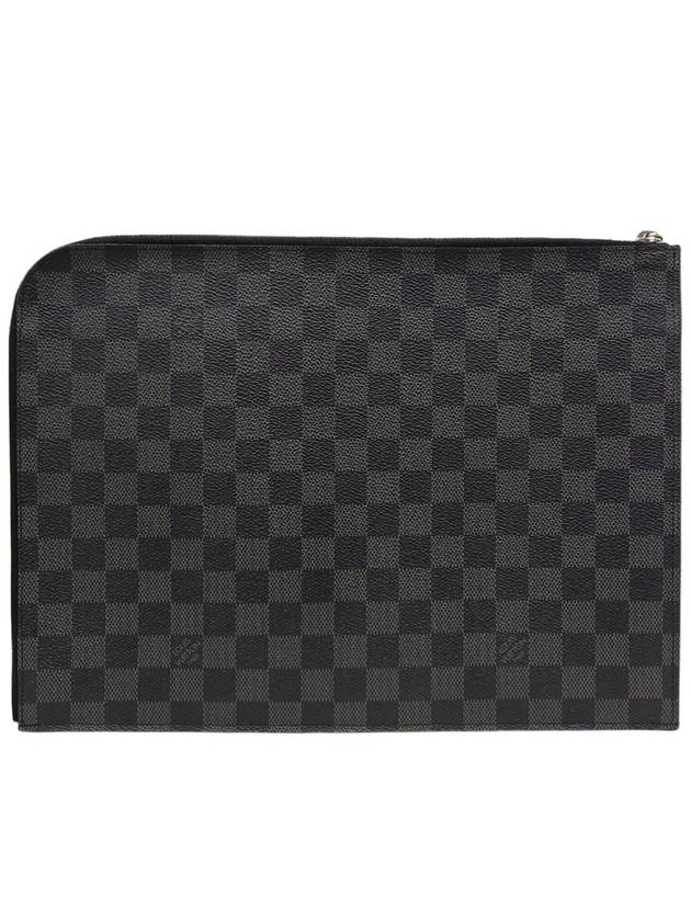 Women s N41501 Damier Graphite Pochette Jour GM Clutch Bag - LOUIS VUITTON - BALAAN 3