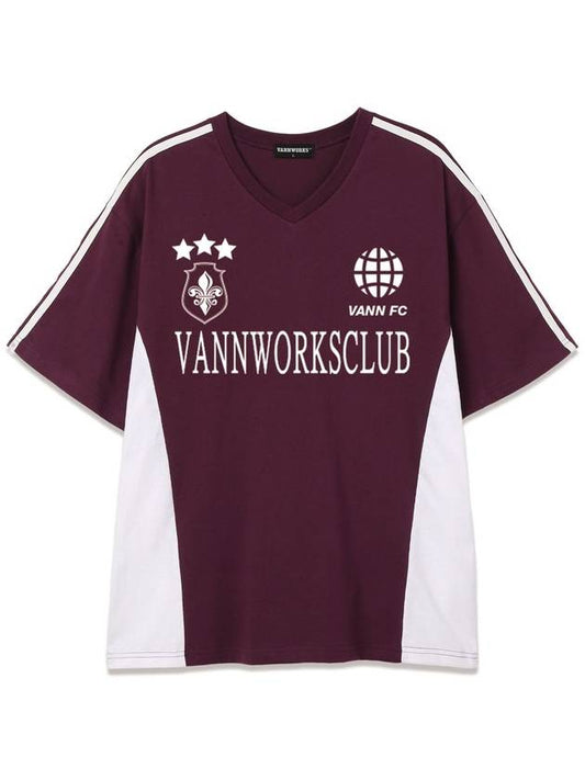 Sporty block core V-neck short sleeve t-shirt VS0033 - VANN WORKS - BALAAN 2