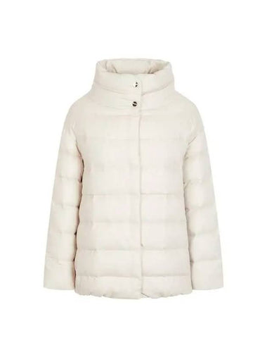 Women s Cashmere Silk Down Padded Jacket Light Beige 271271 - HERNO - BALAAN 1