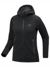 Kyanite Hoodie Zip-Up Black - ARC'TERYX - BALAAN 2