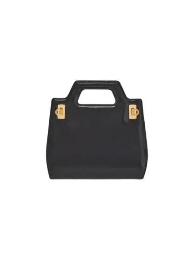 Wanda Mini Bag Black - SALVATORE FERRAGAMO - BALAAN 2