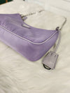 Women s Tesuto Chain Strap Hobo Bag Purple 1BH204 Condition B - PRADA - BALAAN 13