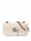 GG Marmont small shoulder bag white - GUCCI - BALAAN.