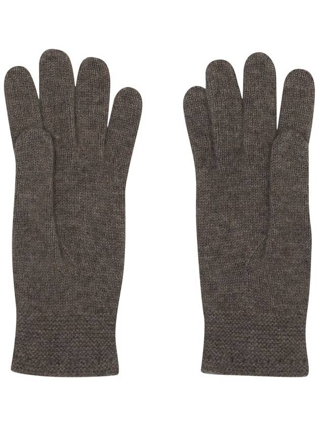 Whole Garment Knit Gloves Brown - CALLAITE - BALAAN 5