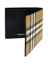 Vintage Check Logo Bifold Wallet Archive Beige - BURBERRY - BALAAN 3