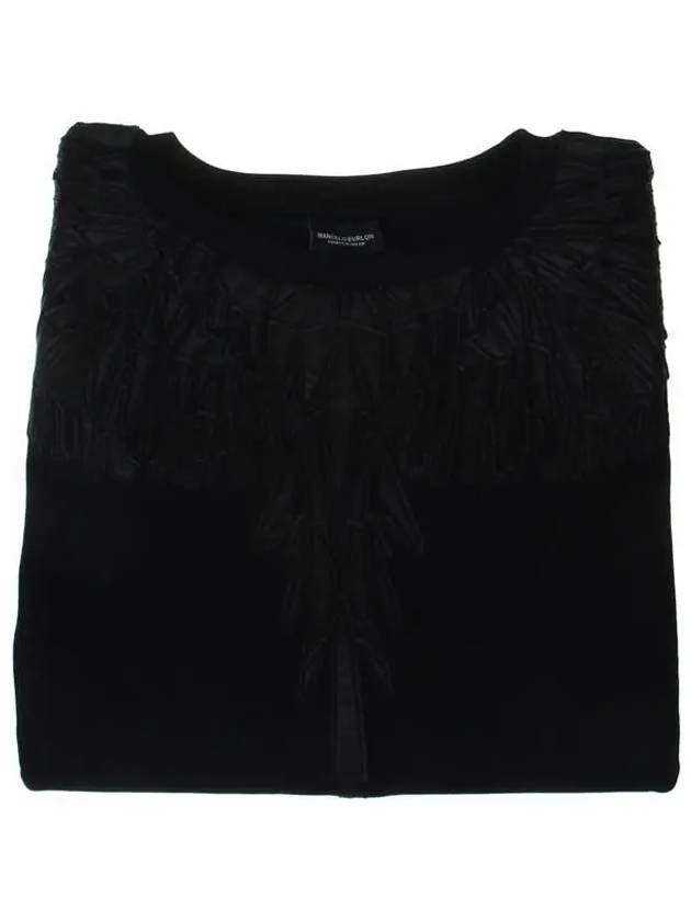 Pando Crew Neck Sweatshirt CMBA009068094 1010 - MARCELO BURLON - BALAAN 4