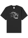 Logo Print Short Sleeve T-Shirt Black - PUMA - BALAAN 1