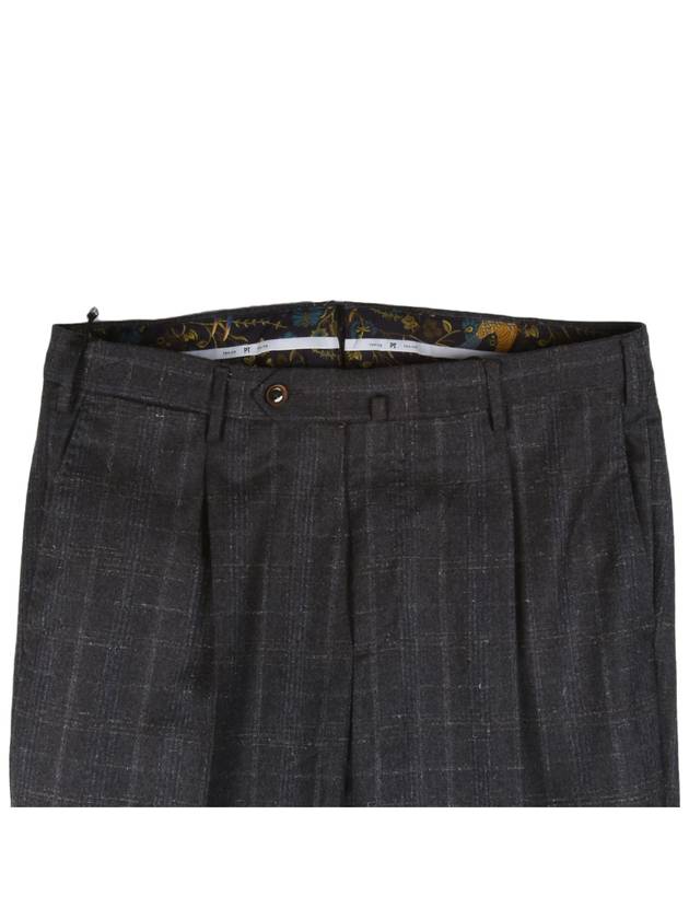 Virgin wool check pleats gray - PT TORINO - BALAAN 2