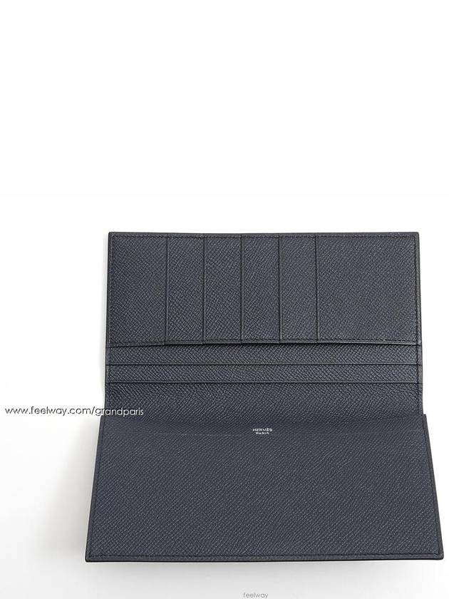 MC2 long wallet blue indigo Y 67198 - HERMES - BALAAN 4