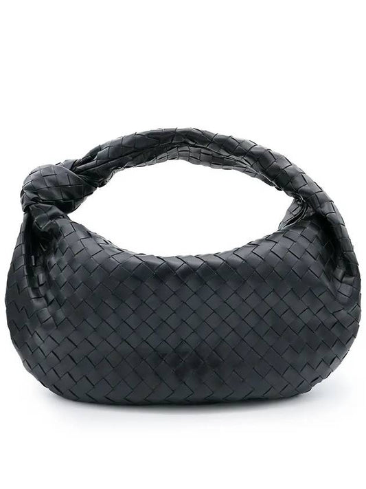 Intrecciato Jody Small Shoulder Bag Black - BOTTEGA VENETA - BALAAN 2