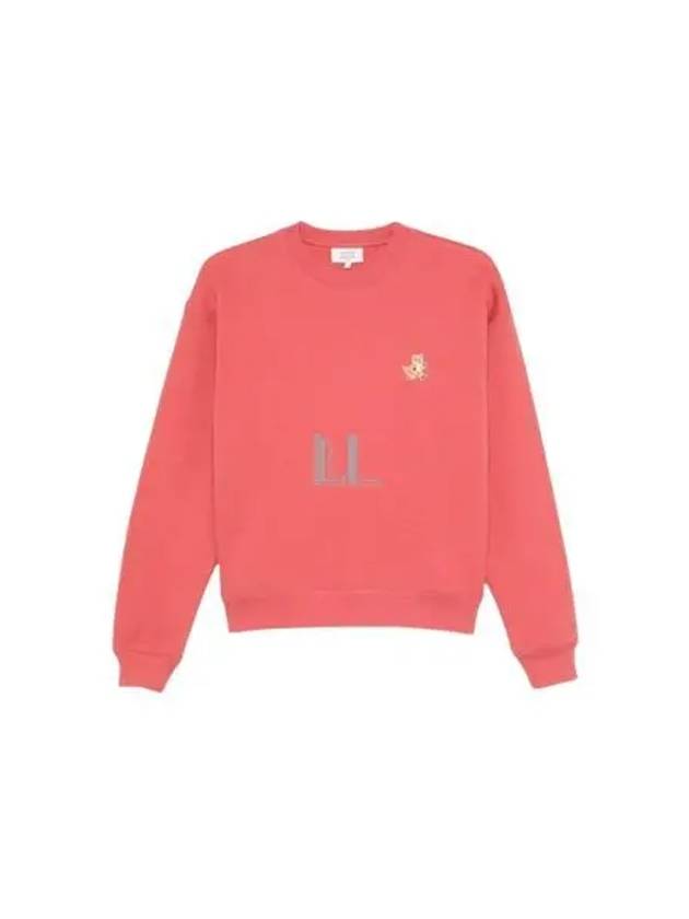 Speedy Fox Patch Comfort Sweatshirt Red Current - MAISON KITSUNE - BALAAN 2