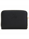 Round Zipper Spike Studs Coin Wallet Black - CHRISTIAN LOUBOUTIN - BALAAN 4