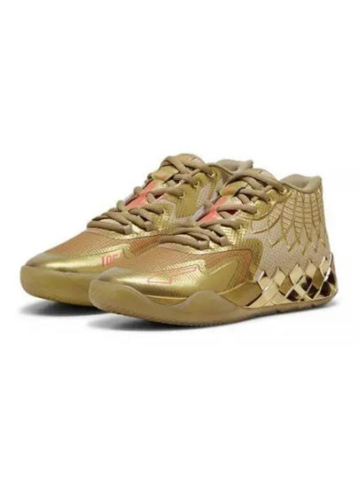 MB 01 Golden Child Low Top Sneakers Golden - PUMA - BALAAN 2