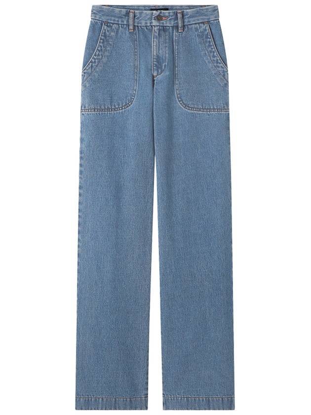 Seaside Straight Jeans Blue - A.P.C. - BALAAN.