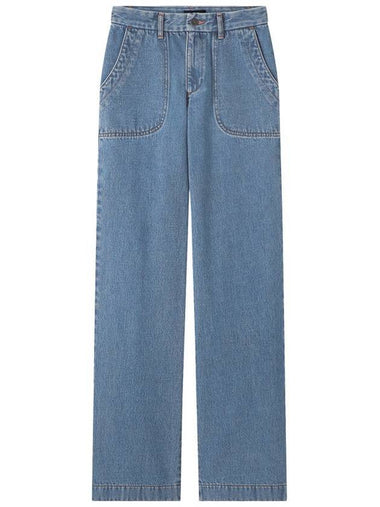 Seaside Straight Jeans Blue - A.P.C. - BALAAN 1