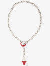 cross chain necklace CMOB030S23MET0017225 - MARCELO BURLON - BALAAN 3