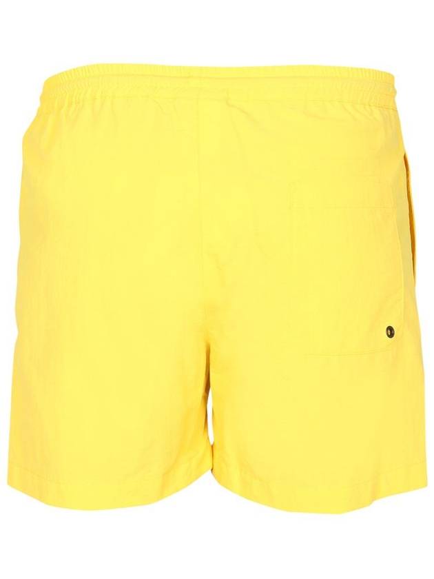 Men's Logo Print Swim Shorts Yellow - MSGM - BALAAN 5