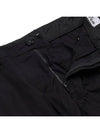 Light Stretch Cotton Bermuda Shorts Black - STONE ISLAND - BALAAN 6