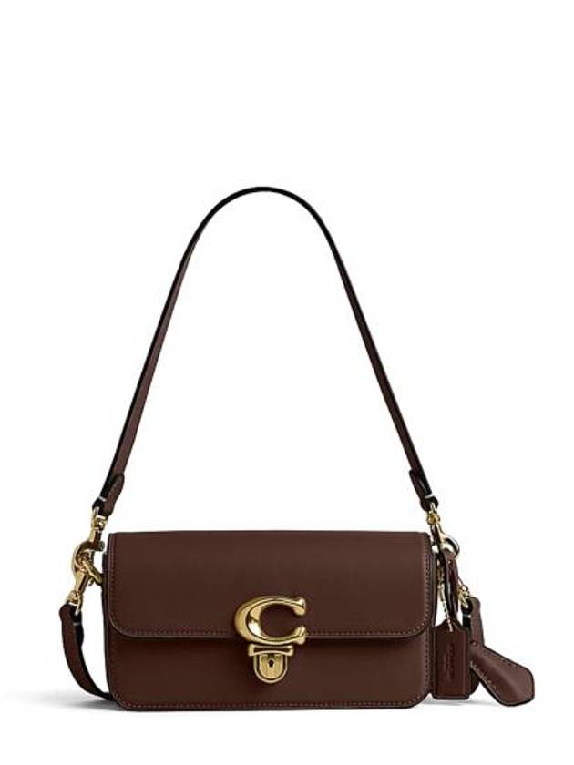 Studio 20 Leather Shoulder Bag Brown - COACH - BALAAN 1