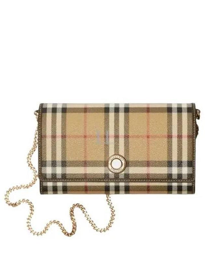 Check Chain Strap Cross Bag Archive Beige - BURBERRY - BALAAN 2