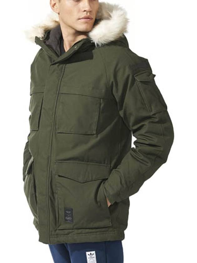 Originals M65 Traka Down Parka Khaki Olive - ADIDAS - BALAAN 7