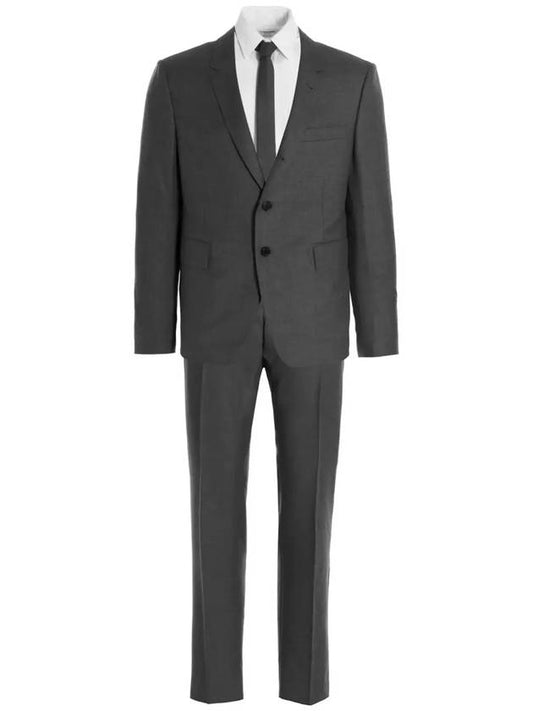 Men's Wool High Armhole Fit 3 Suit Medium Gray - THOM BROWNE - BALAAN 1