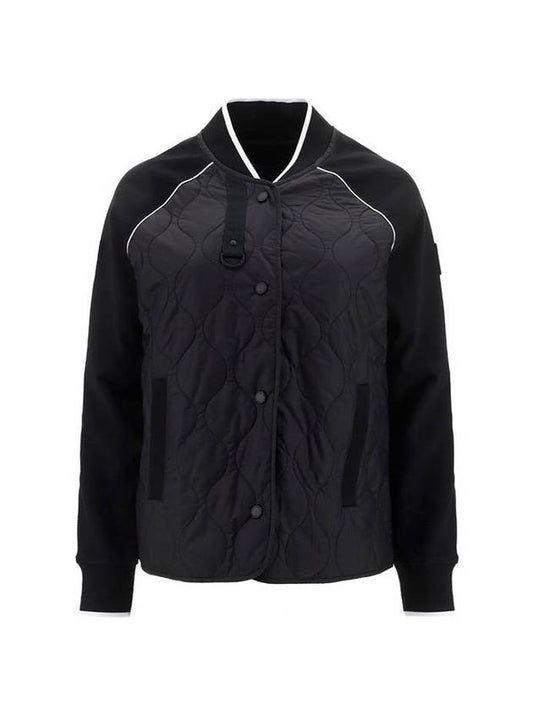 Women's NEWPORT Quilted Jacket Black - MOOSE KNUCKLES - BALAAN 1