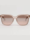 Eyewear Square  Frame Sunglasses Pink - MONCLER - BALAAN 6