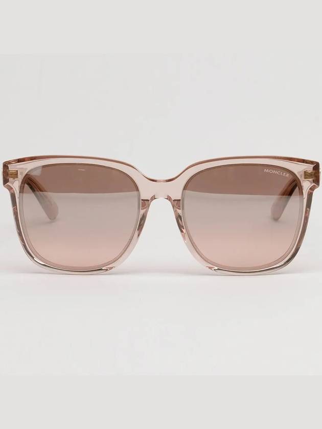 Eyewear Square  Frame Sunglasses Pink - MONCLER - BALAAN 6