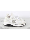 CC logo knit sneakers white 36 5 235 - CHANEL - BALAAN 5