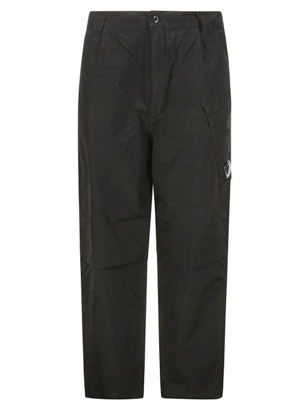 Flat Nylon Regular Utility Straight Pants Black - CP COMPANY - BALAAN 1